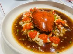 葱油蒸红膏蟹-玫瑰厅上海菜(兴国路店)
