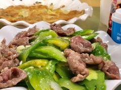苦瓜炒牛肉-明记海鲜美食老字号(明记总店)