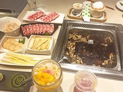 姬松茸菌汤锅底-海底捞火锅(上元大街店)