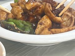 蛋白烧牛筋-西大酒店