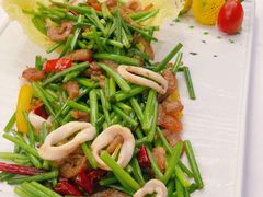韭菜花辣炒虾干-御膳·现代粤菜·高空城景宴会厅·谢师宴(罗湖万象城店)