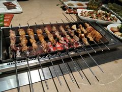 现穿羊肉串-丰茂烤串(钦州北路店)