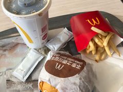 不素之霸双层牛肉堡双重满足餐-麦当劳(花园北路店)