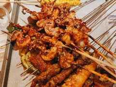 -宝记烧烤·碳锅羊肉·羊蝎子火锅·夜食社(文体路创始店)