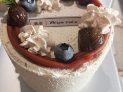 栗子蛋糕-Whisper studio薇语花艺烘焙工作室