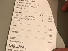账单-Seesaw Coffee(上生新所店)