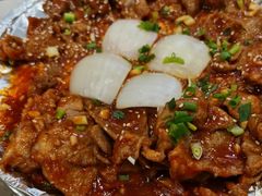 石板牛肉-釜山美食韩国炸酱面(长大店)