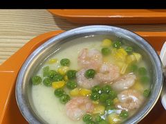 什锦虾仁蒸蛋-梅园食堂