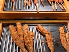 炸羊肉串-比格比萨自助(西单明珠餐厅)