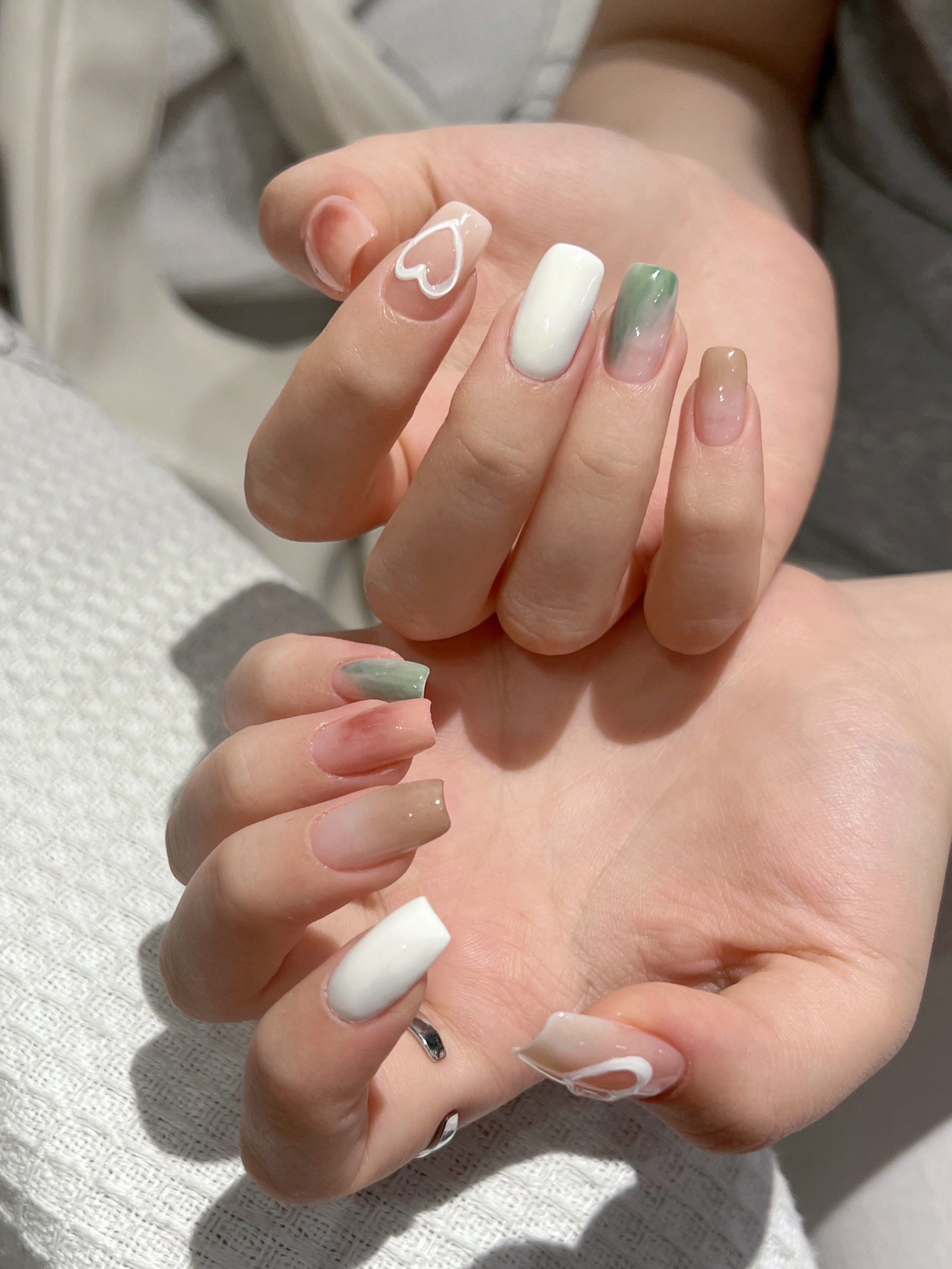 江南西美甲丨简约ins风美甲
