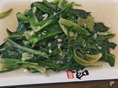 蒜蓉油麦菜-百味地锅鸡(铜山路店)