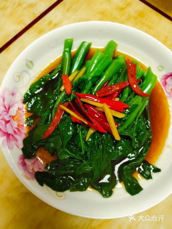 田子觅食之香甜蔬菜白灼菜心