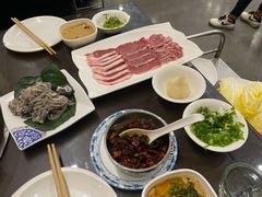 鲜羊肉拼盘-福寿斋·老北京铜锅涮肉·烧烤(清岚店)