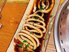 鱿鱼姿身烧-赤坂亭·M9和牛烧肉·铁板烧(合肥万象城店)