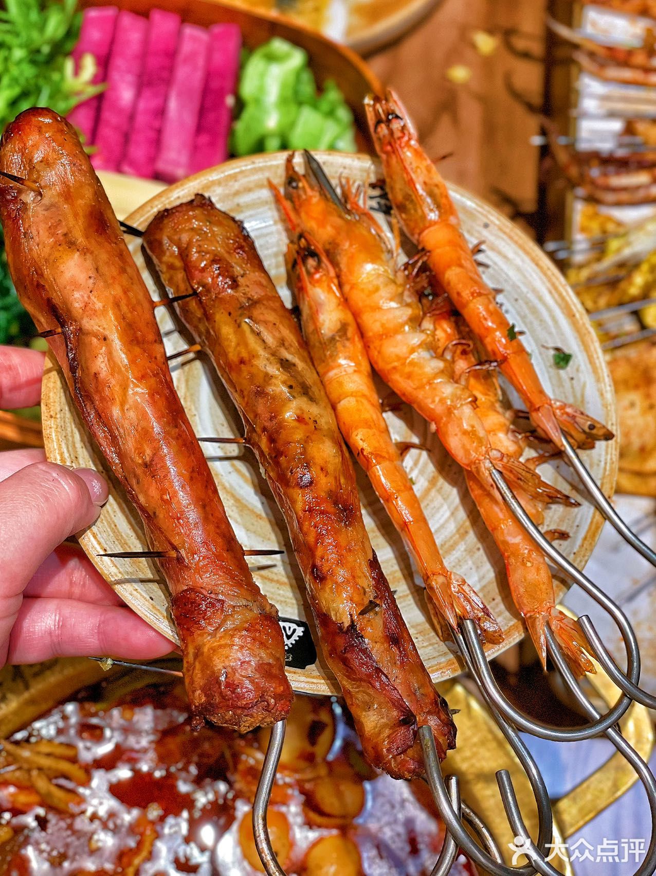 上海撸串新店！大缸出来的烤串就是香