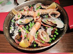 墨鱼汁海鲜饭-ZAFFERANO西班牙海鲜饭(上海首店)