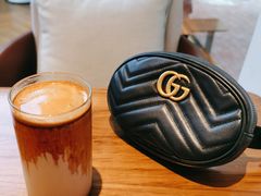 红豆沙拿铁-Line 咖啡(石厦花园店)