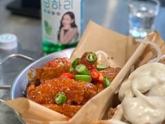 炸鸡一半一半-富乐满韩国正宗炸鸡韩国料理(虹泉路店)