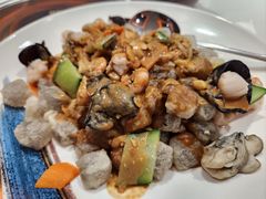 三鲜焖子-渔家大院·胶东海鲜·老鲁菜餐厅(德胜店)