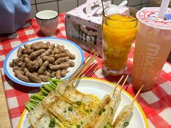 烤白菜-龚海宝· 烧烤· 羊肉原切挂糊更好吃(庄市店)
