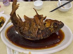 罾蹦鲤鱼-奥华餐厅·老张记(台基厂店)