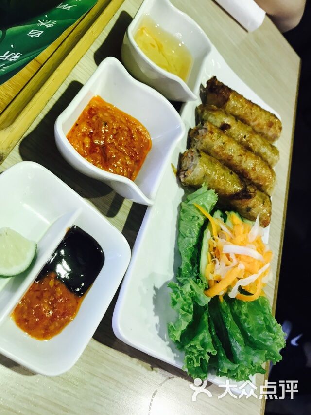 越道pho越南餐厅(大宁广场店)-越南春卷图片-上海美食-大众点评网