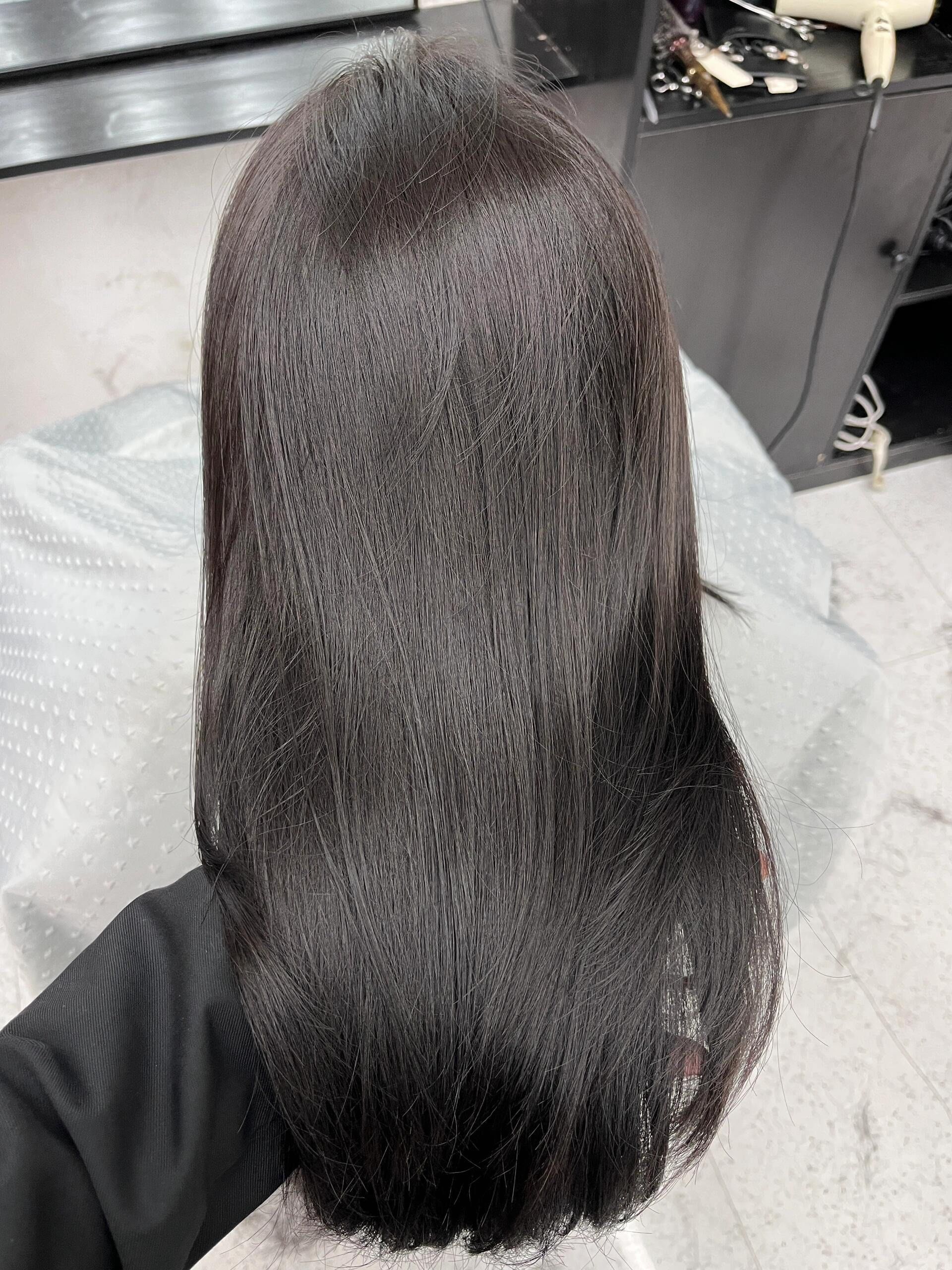 冷茶色 #不用漂的颜色 #附近哪里做头发好