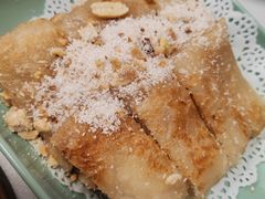 香脆花生核桃甜薄撑-喜势点·糖沙翁手工茶点·本地人茶居(永庆坊店)