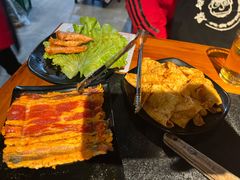 蘸的秘制海椒面-锅盖叔叔盘盘烤肉