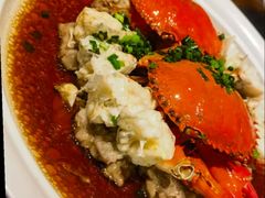 酒香肉糜蒸青蟹-闲湖城·黄龙饭店