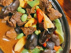 野山笋炖牛腩-呼吸森林·生态农庄农家乐私房菜