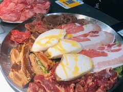 五色拼盘-大丘街路边烤牛肉