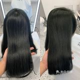 不用漂的烟熏灰绿发色[糖果]