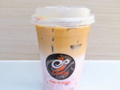 莓莓拿铁咖啡-CoCo都可(嘉兴学院店)