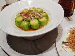 樱花虾爽鱿蒸胜瓜-清平饭店•广州第一鸡(陈家祠店)