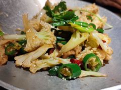 干锅丽水香菇花菜-探花·意境江南菜·唐伯虎文化体验店·松鼠桂鱼(观前店)