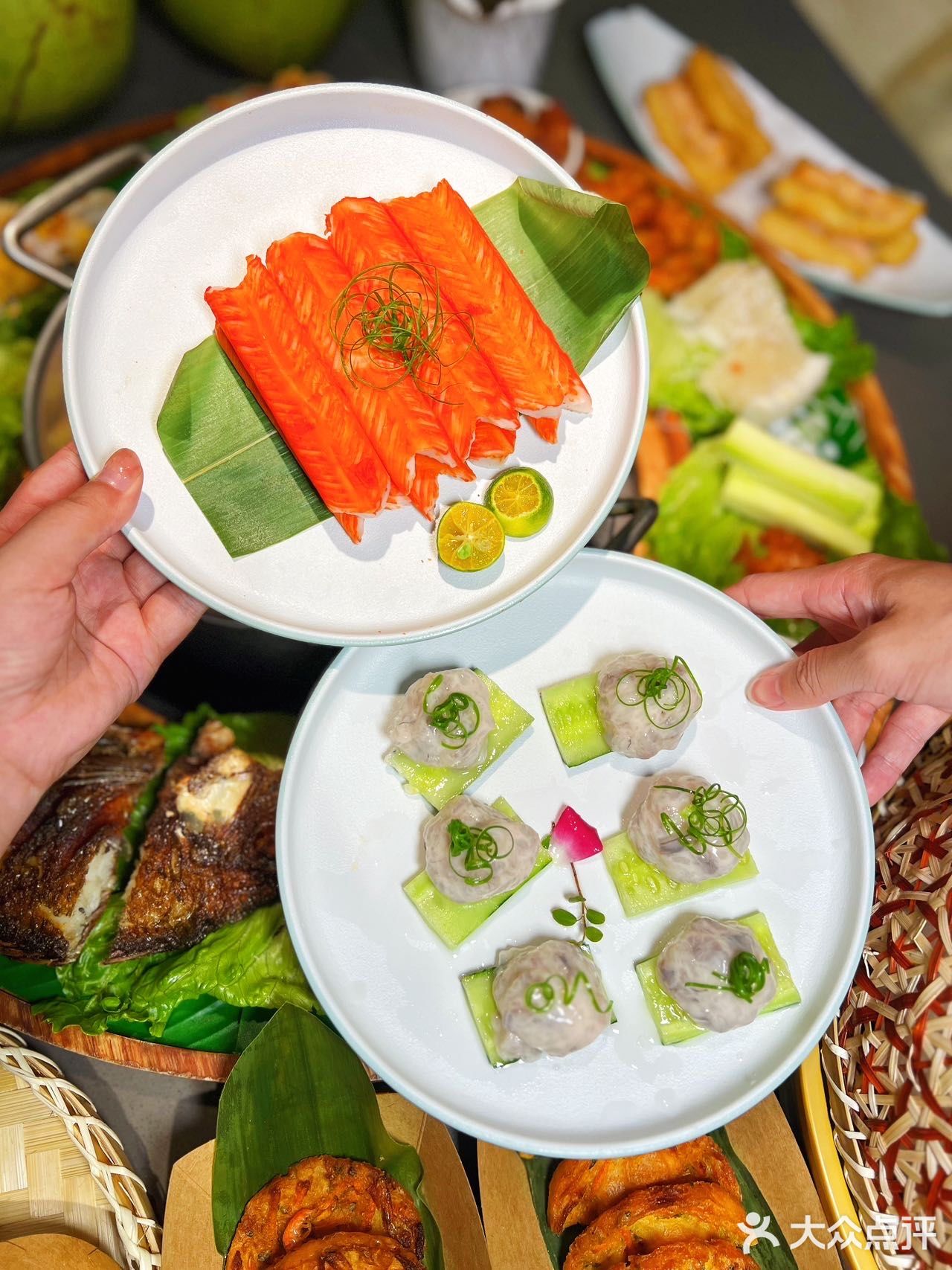 必点的大转盘超值，一次性吃到十几种海南特色美食