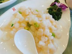 养油清炒虾仁-怡园饭店-餐厅(四望亭店)