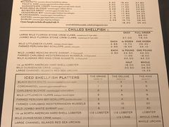 菜单-Water Grill(圣莫妮卡店)