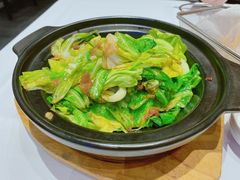 猪油渣炒牛心菜-眉州东坡(上海中心店)