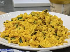 小葱炒柴鸡蛋-丽泽山庄·生态怀柔菜·虹鳟鱼(红螺寺店)
