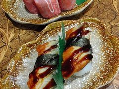 鳗鱼寿司和樱花卷-福田居酒屋