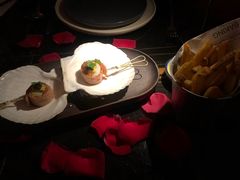 鱼籽酱雪白带子串-wann lounge 低温慢煮牛排·清吧
