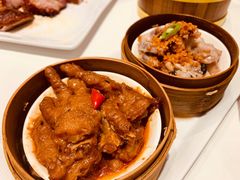 豉汁蒸排骨拼酱香蒸凤爪-唐宫海鲜舫