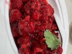 天然蜂蜜拌树莓-吉林省林业宾馆-餐厅