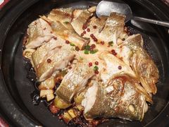 红胡椒煎焗大黄鱼-在前门·烤鸭北京菜(五月花广场店)