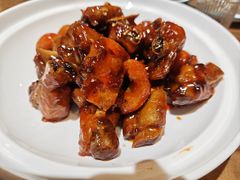 -东来菜馆•手抓海鲜家常菜•海鲜锅贴(鸽子窝店)