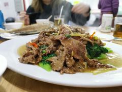 芥兰炒牛肉-长平肥姐白粥·海鲜打冷