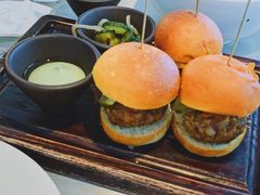 伊比利猪肉鹅肝汉堡-Ocean's Table 欧舍