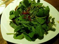 薄荷叶拌皮蛋-缘生态云南菜·野生菌庭院餐厅(华侨城店)